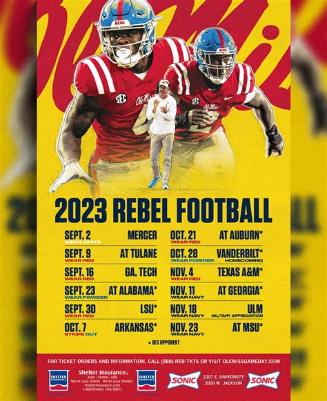 2021 ole miss football schedule